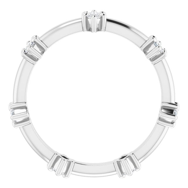 0.84 ct. Prong Set Marquise Diamond Eternity Band-VIRABYANI